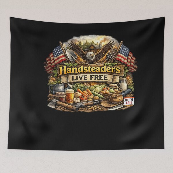 Item preview, Handsteaders Live Free Indeed! designed and sold by T-Hand141Homestead.