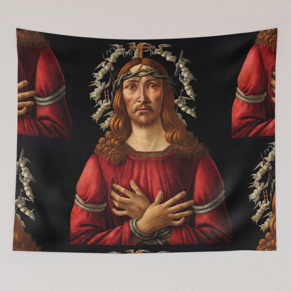 Item preview, Christ Crowned With Thorns and Angels designed and sold by artofuniverse.