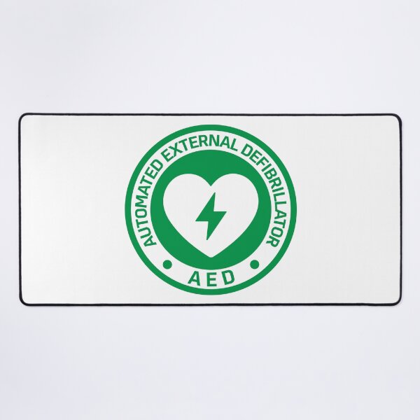 Item preview, Automated External Defibrillator AED Sign Sticker designed and sold by VectorForge Studio.