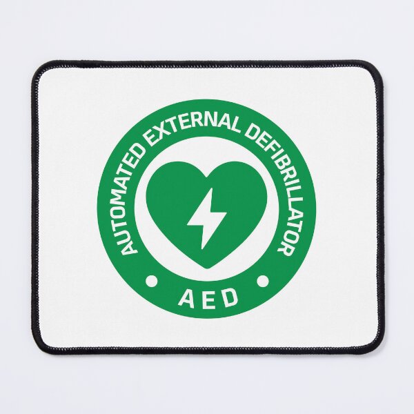 Item preview, Automated External Defibrillator AED Sign Sticker designed and sold by VectorForge Studio.