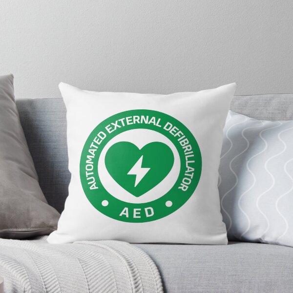 Item preview, Automated External Defibrillator AED Sign Sticker designed and sold by VectorForge Studio.