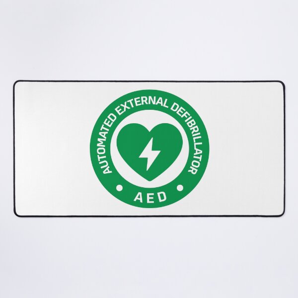 Item preview, Automated External Defibrillator AED Sign Sticker designed and sold by VectorForge Studio.