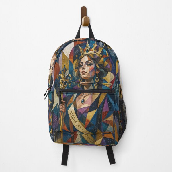 Item preview, Queen of Carnival cubist painting. designed and sold by GalleryKauffeld.