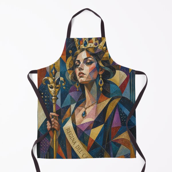 Item preview, Queen of Carnival cubist painting. designed and sold by GalleryKauffeld.