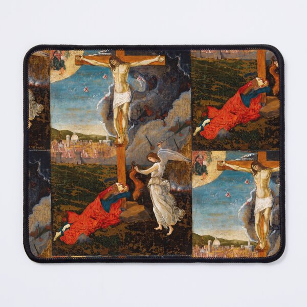 Item preview, Mystic Crucifixion With Mary Magdalene and Angel designed and sold by artofuniverse.