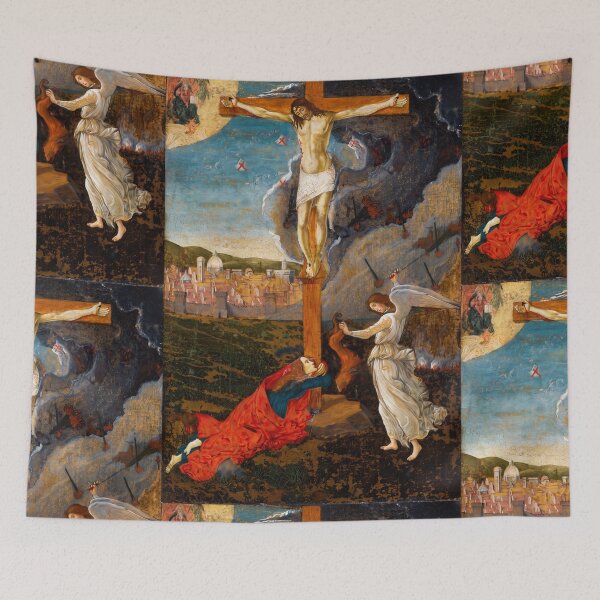 Item preview, Mystic Crucifixion With Mary Magdalene and Angel designed and sold by artofuniverse.