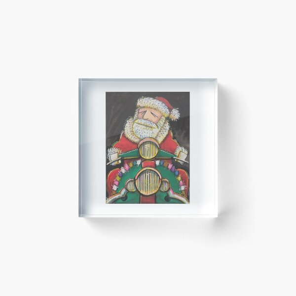 Item preview, Santta - Classic Scooter | Retro Scooter Riders | Scooterist, Retro Mod Inspired Art designed and sold by GWARTGB.