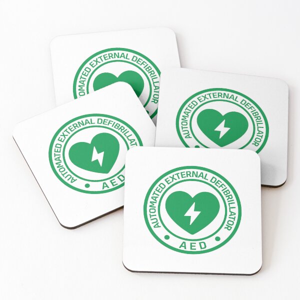 Item preview, Automated External Defibrillator AED Sign Sticker designed and sold by VectorForge Studio.