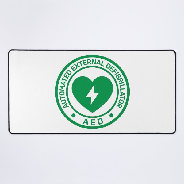 Item preview, Automated External Defibrillator AED Sign Sticker designed and sold by VectorForge Studio.