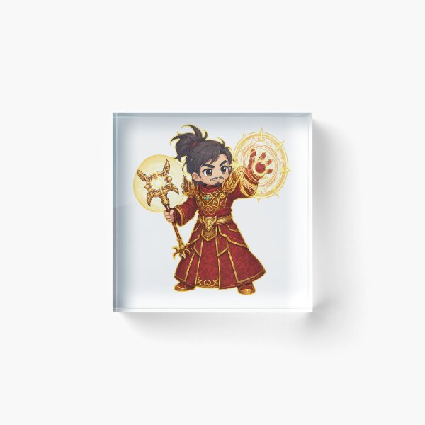 Item preview, asian warrior mage anime dnd art original art character design designed and sold by sabartgunpla.