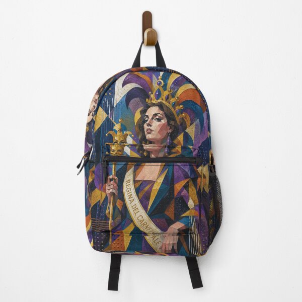 Item preview, Queen of Carnival cubist painting. designed and sold by GalleryKauffeld.