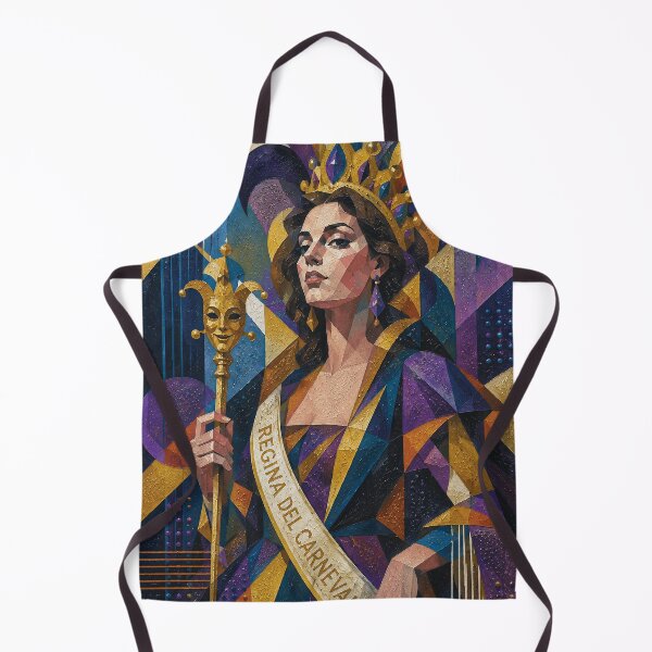 Item preview, Queen of Carnival cubist painting. designed and sold by GalleryKauffeld.