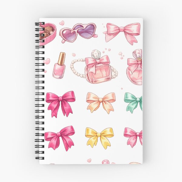 Item preview, Coquette Aesthetic Bows Beauty Accessories Pastel Watercolor designed and sold by Rehnair.