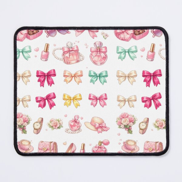 Item preview, Coquette Aesthetic Bows Beauty Accessories Pastel Watercolor designed and sold by Rehnair.
