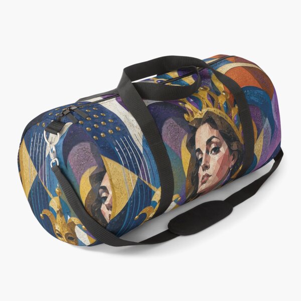 Item preview,  Queen of Carnival cubist painting. designed and sold by GalleryKauffeld.