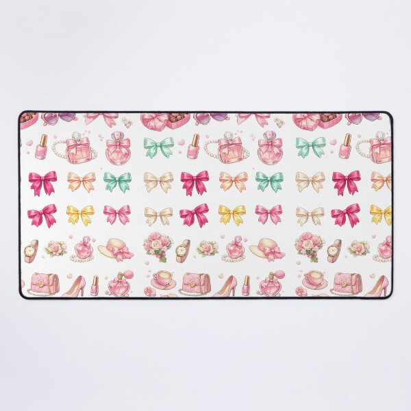 Item preview, Coquette Aesthetic Bows Beauty Accessories Pastel Watercolor designed and sold by Rehnair.