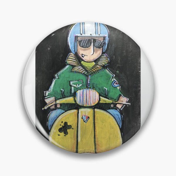 Item preview, Classic Scooter | Retro Scooter Riders | Scooterist, Retro Mod Inspired Art designed and sold by GWARTGB.