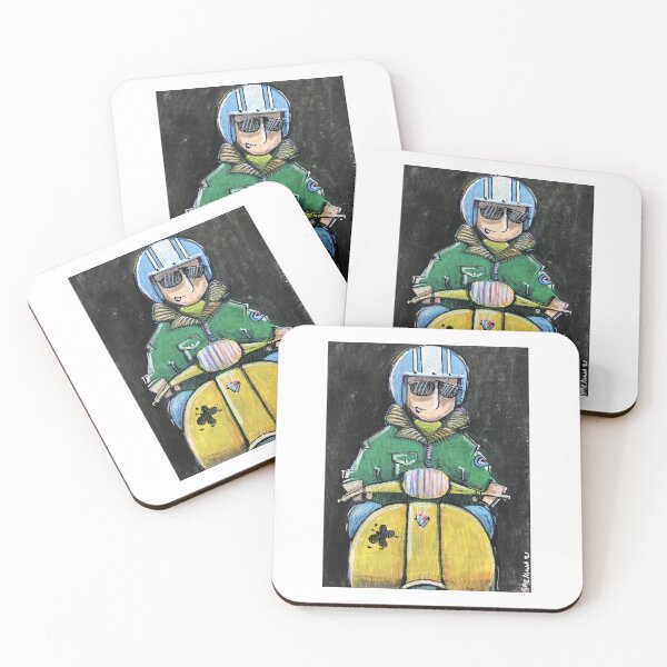Item preview, Classic Scooter | Retro Scooter Riders | Scooterist, Retro Mod Inspired Art designed and sold by GWARTGB.