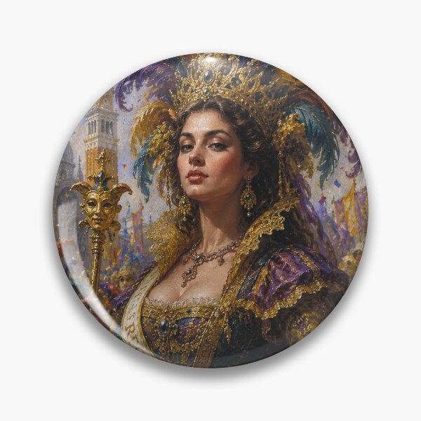 Item preview, Queen of Carnival painting. designed and sold by GalleryKauffeld.