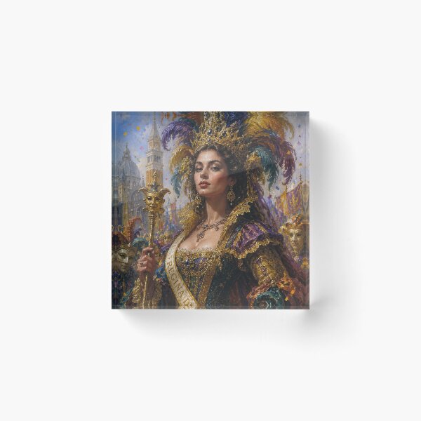 Item preview, Queen of Carnival painting. designed and sold by GalleryKauffeld.