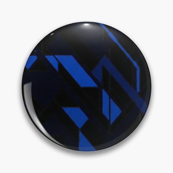 Item preview, Modern Line Cool Geometry White Black Mid-Blue designed and sold by emmanuelsilve.