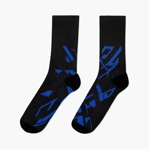 Item preview, Modern Line Cool Geometry White Black Mid-Blue designed and sold by emmanuelsilve.