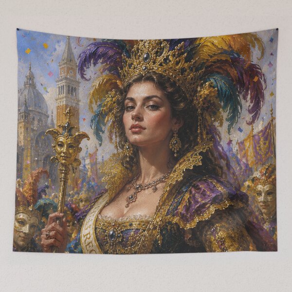 Item preview, Queen of Carnival painting. designed and sold by GalleryKauffeld.