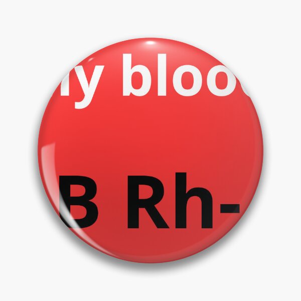 Item preview, Blood B Rh - designed and sold by adamoliv.