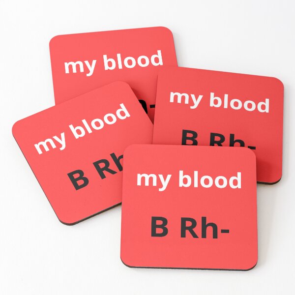Item preview, Blood B Rh - designed and sold by adamoliv.