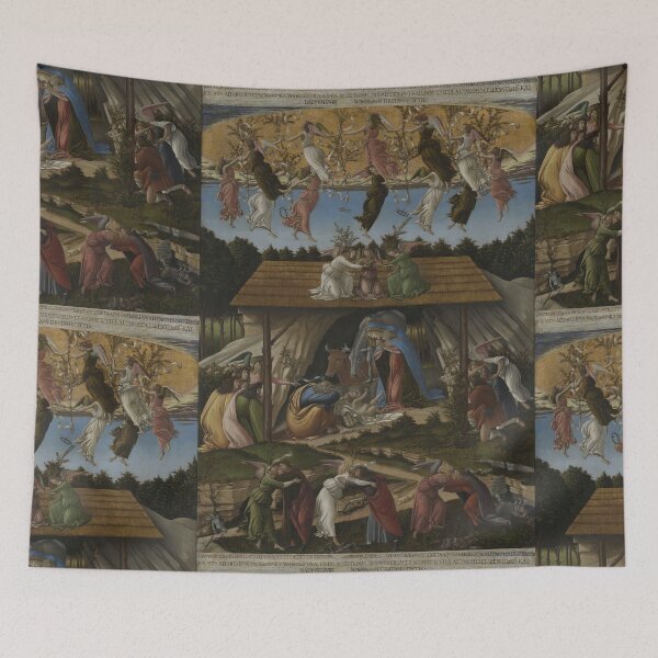 Item preview, Mystic Nativity With Dancing Angels designed and sold by artofuniverse.