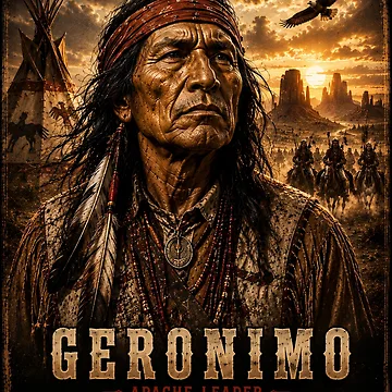 Artwork thumbnail, Geronimo Apache Warrior Legend by RabeART