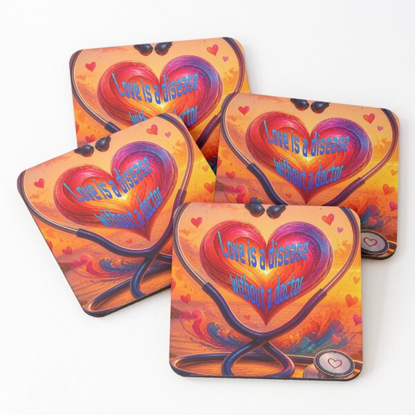 Item preview, Love Is A Disease Without A Doctor Stethoscope Heart designed and sold by Marcin Dabski.