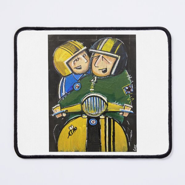 Item preview, Copy of Classic Scooter | Retro Scooter Riders | Scooterist, Retro Mod Inspired Art designed and sold by GWARTGB.