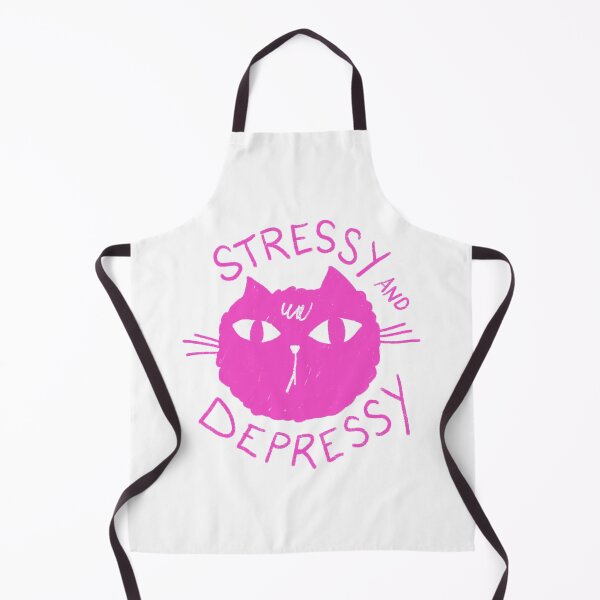 Item preview, Stressy and Depressy Cat designed and sold by Stephanie McRae.