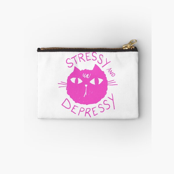 Item preview, Stressy and Depressy Cat designed and sold by Stephanie McRae.