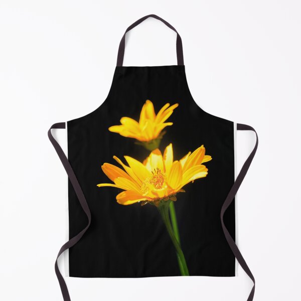 Item preview, Orange flowers on black background designed and sold by olena2552.