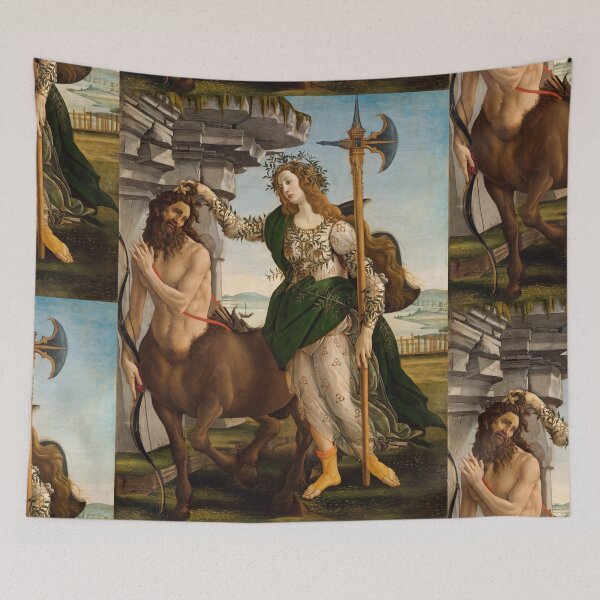 Item preview, Pallas and the Centaur Renaissance Allegory designed and sold by artofuniverse.