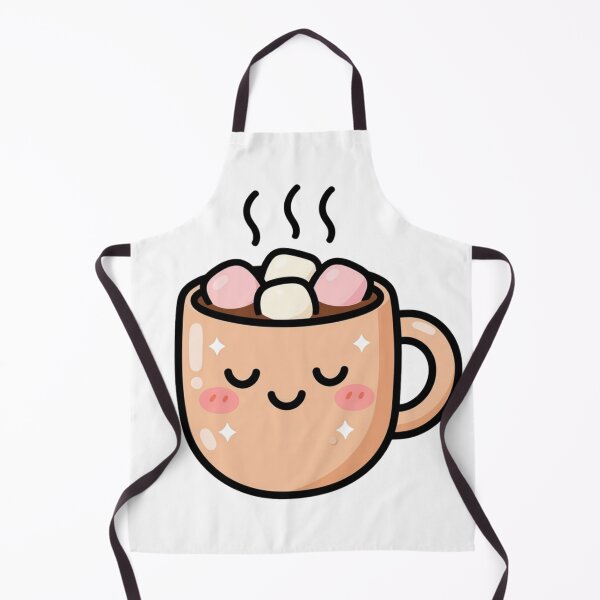 Item preview, Cute Cozy Kawaii Hot Chocolate Cartoon | Adorable Hot Cocoa Sticker & Gift Design designed and sold by Rood Art Studio.