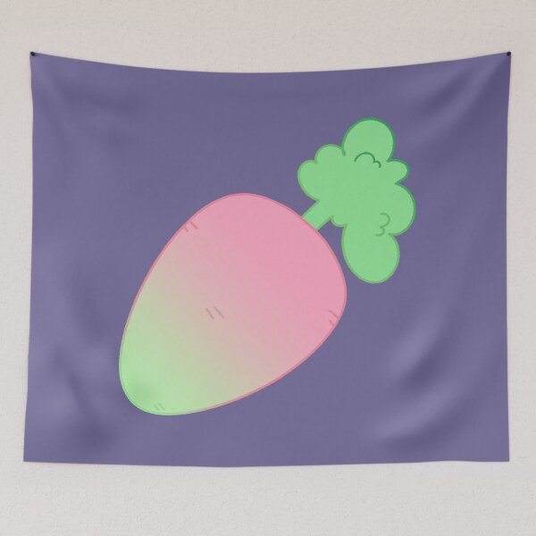 Item preview, Cute Pink Carrot Hand Drawn Pastel Vegetable designed and sold by ubborn.
