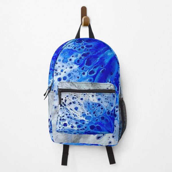 Item preview, Frozen Bloom - Blue Floral Acrylic Art designed and sold by FlowingFreedom.