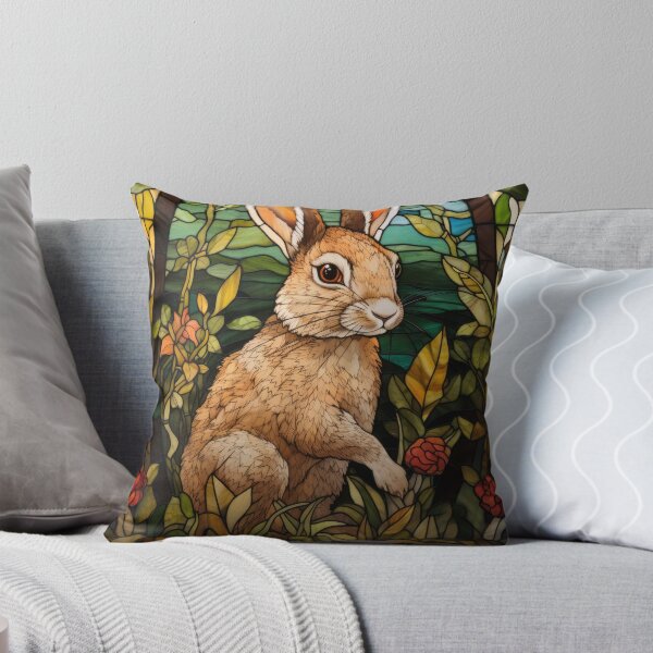 Item preview, Spring Hare Stained Glass Garden Design  designed and sold by pinkal.