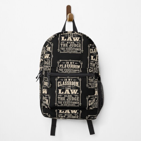 Item preview, Funny Teacher Gift In My Classroom I Am The Law Retro Humor Art Print designed and sold by thoughtswear.