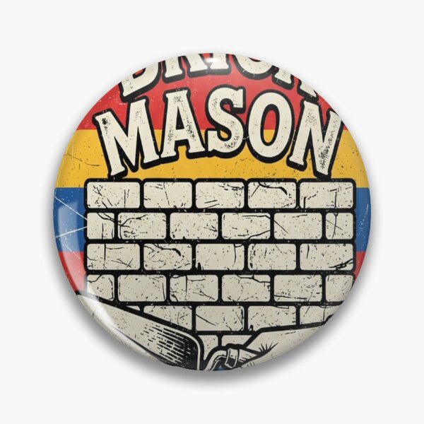 Item preview, Retro Brick Mason Vintage designed and sold by DKApparell.