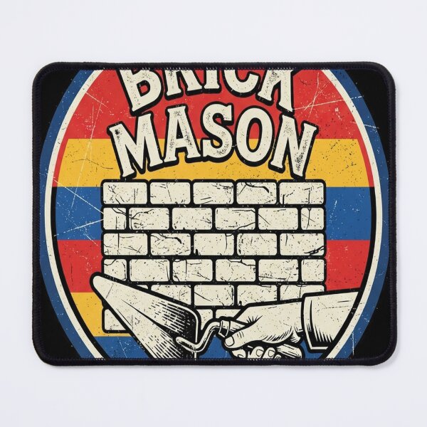 Item preview, Retro Brick Mason Vintage designed and sold by DKApparell.
