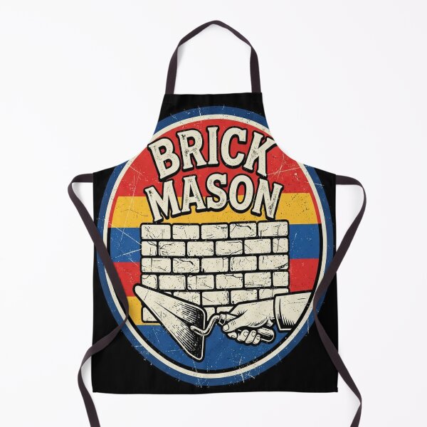 Item preview, Retro Brick Mason Vintage designed and sold by DKApparell.