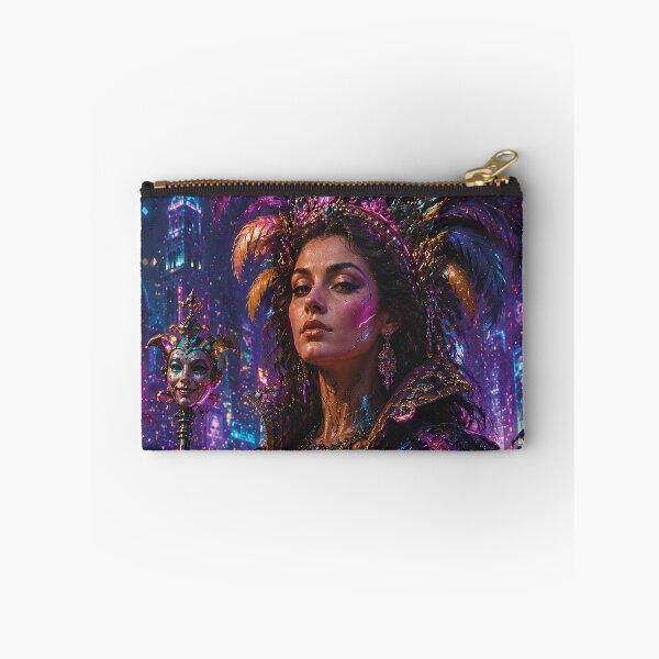 Item preview, Neon Queen of Carnival painting. designed and sold by GalleryKauffeld.