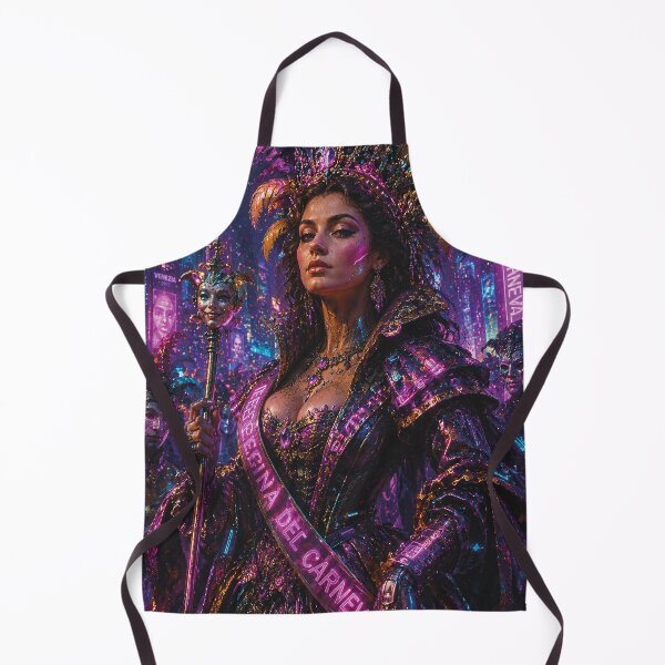 Item preview, Neon Queen of Carnival painting. designed and sold by GalleryKauffeld.