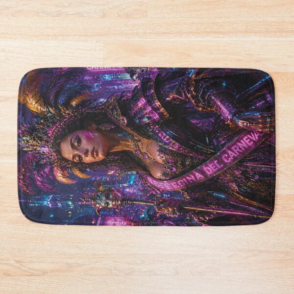 Item preview, Neon Queen of Carnival painting. designed and sold by GalleryKauffeld.