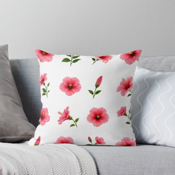 Item preview, Pink Hibiscus Flower Botanical Set Tropical Floral Elements Aesthetic designed and sold by Rehnair.