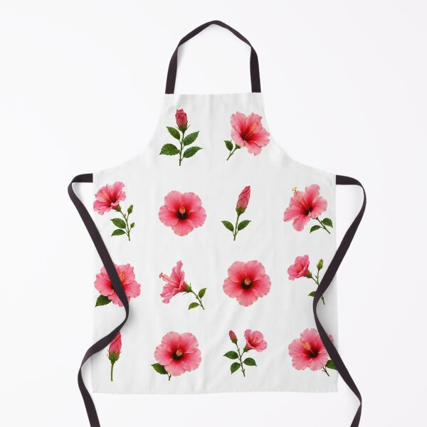 Item preview, Pink Hibiscus Flower Botanical Set Tropical Floral Elements Aesthetic designed and sold by Rehnair.